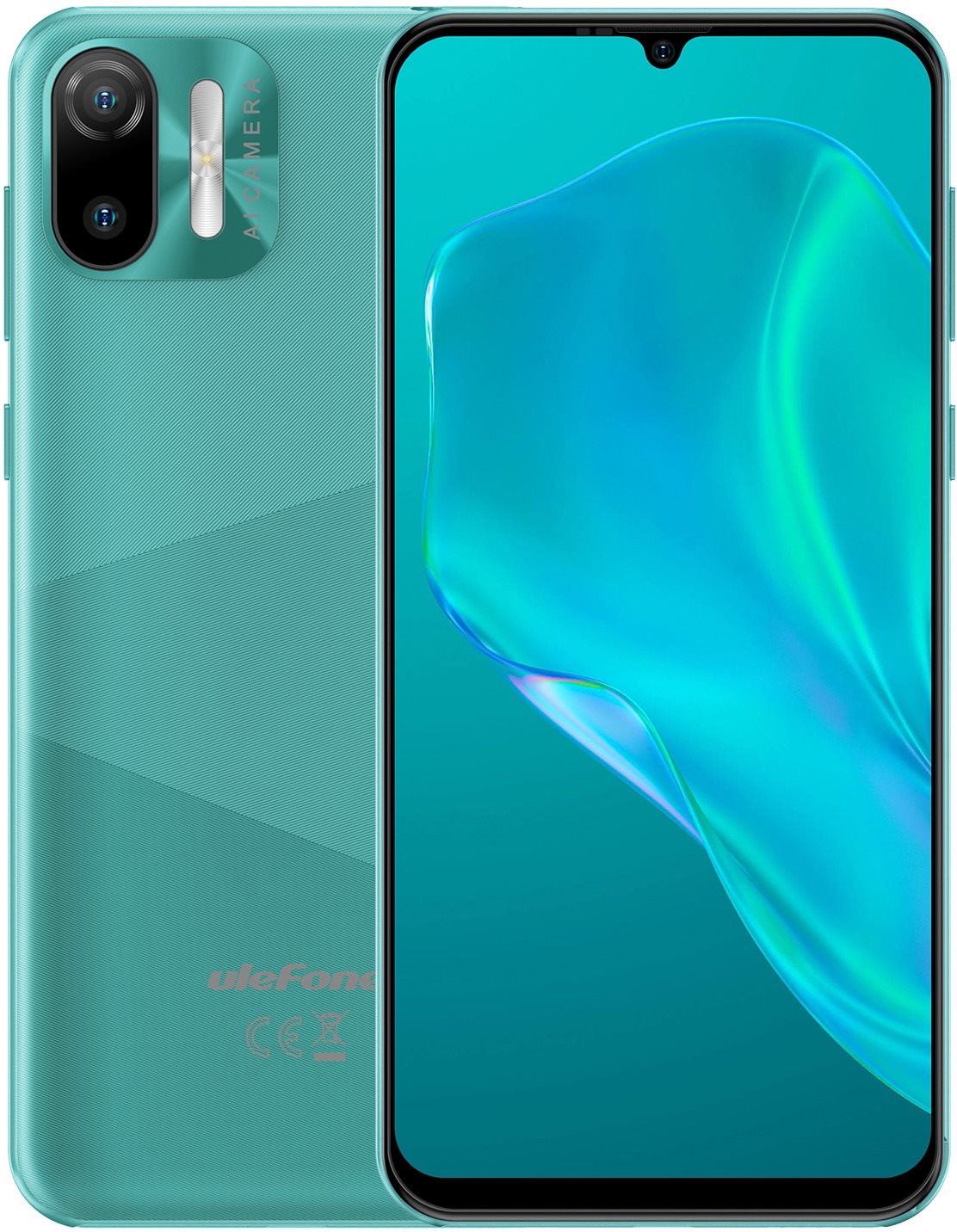 Mobiltelefon UleFone Note 6P zöld