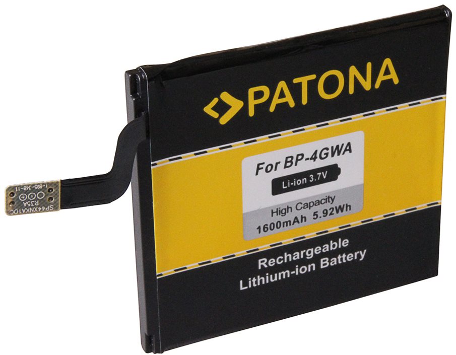 Mobiltelefon akkumulátor PATONA Nokia BP-4GWA készülékhez 1600mAh 3