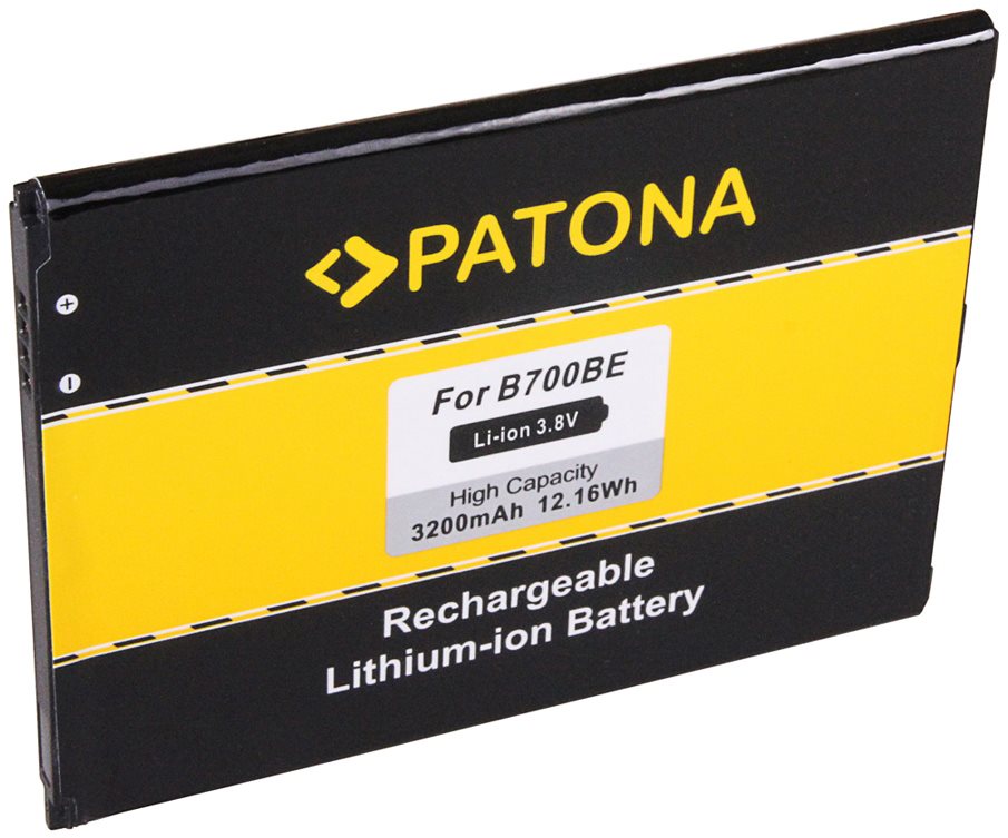 Mobiltelefon akkumulátor PATONA Samsung B700 készülékhez 3200mAh 3