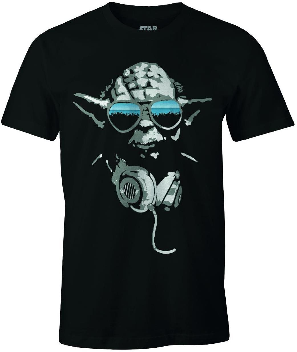 Póló Star Wars - DJ Yoda Cool - póló S