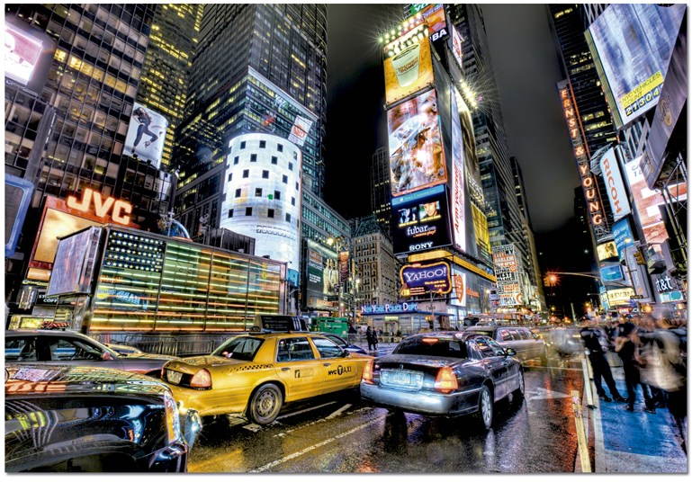 Puzzle Times Square éjszaka