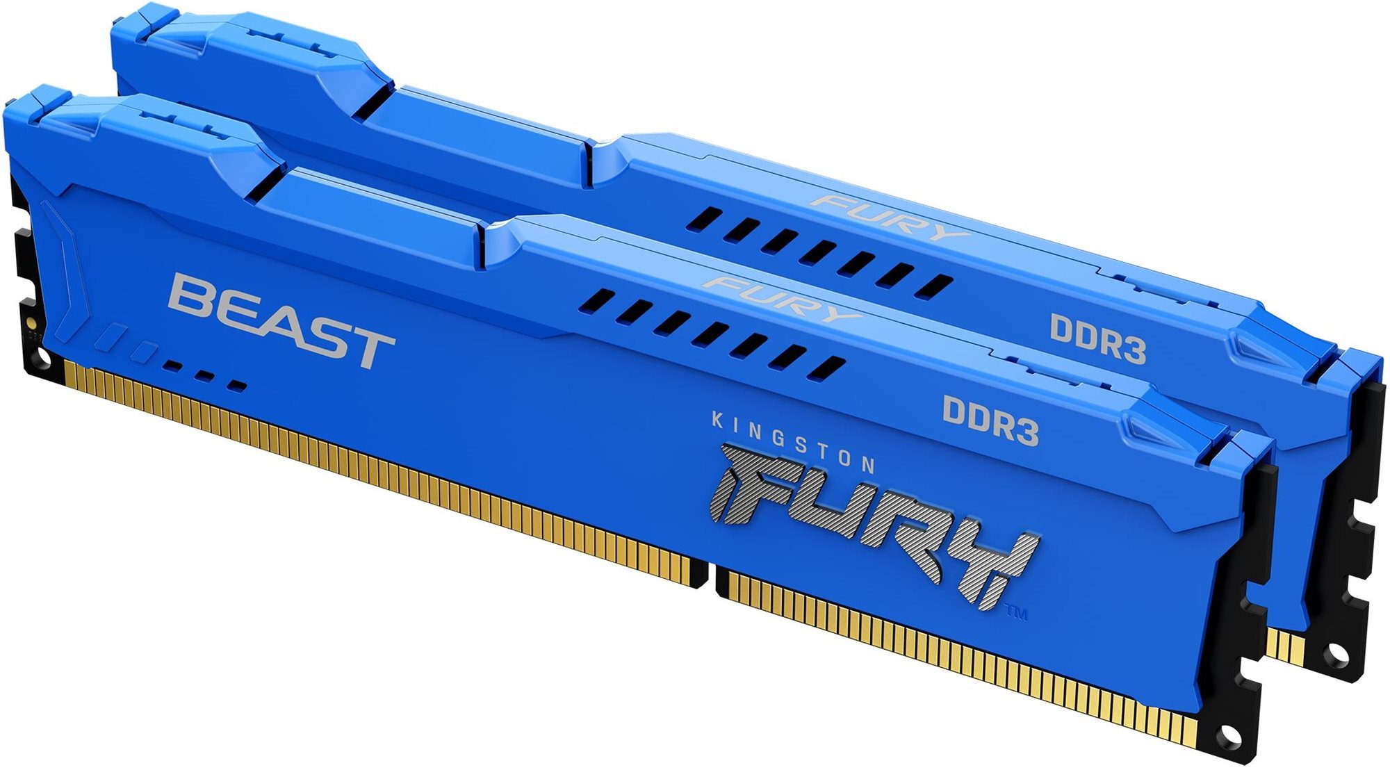RAM memória Kingston FURY 8GB KIT DDR3 1600MHz CL10 Beast Blue