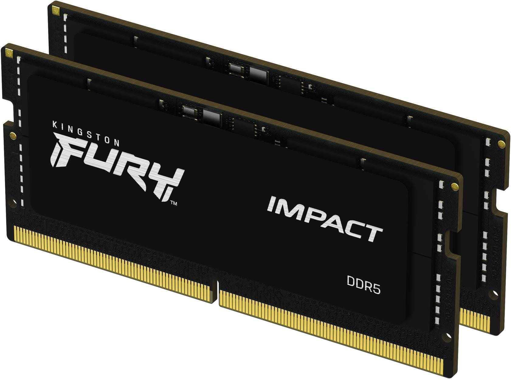 RAM memória Kingston FURY SO-DIMM 16GB KIT DDR5 4800MHz CL38 Impact