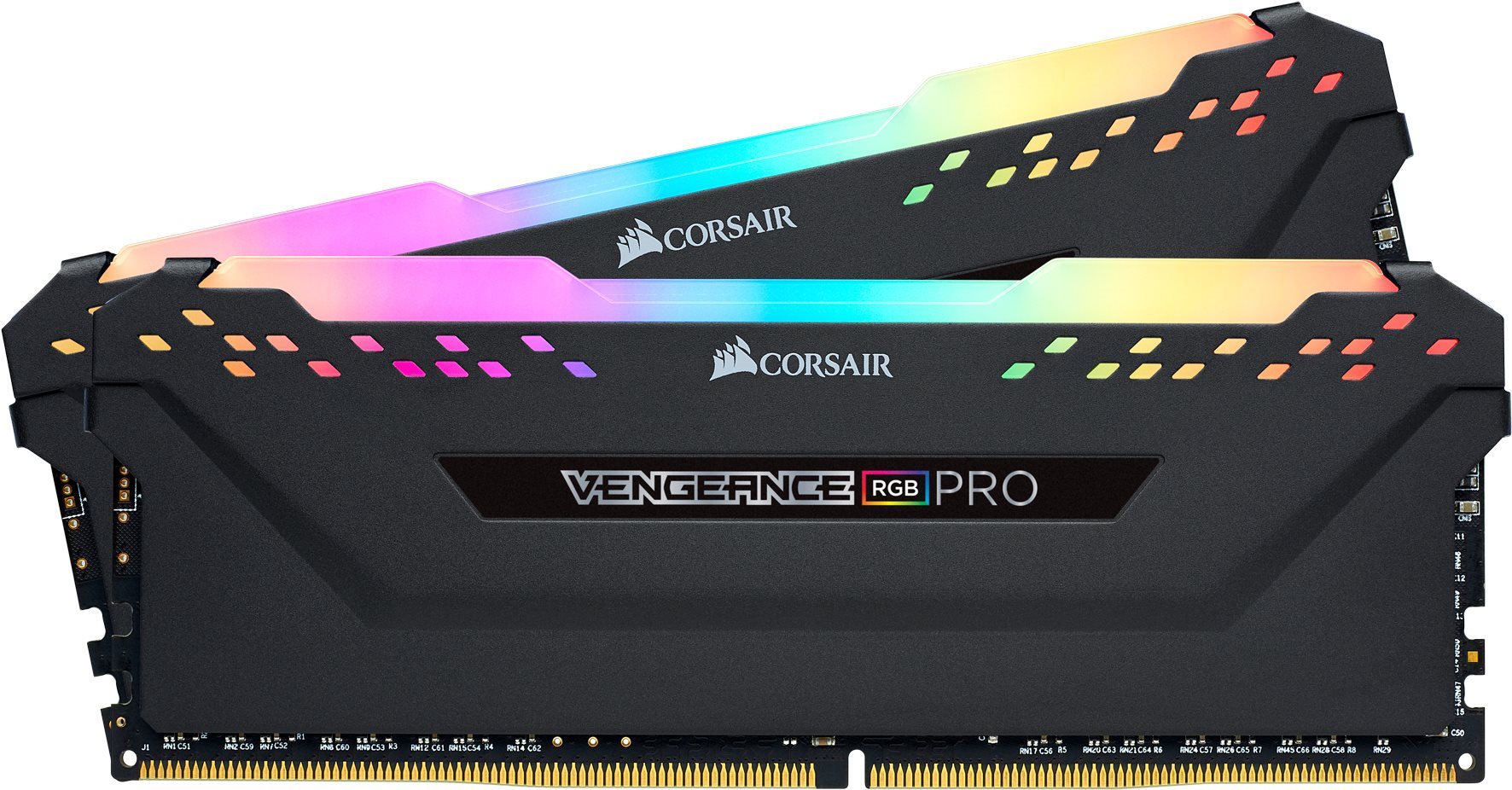 Rendszermemória Corsair 64GB KIT DDR4 3200MHz CL16 Vengeance RGB PRO - fekete