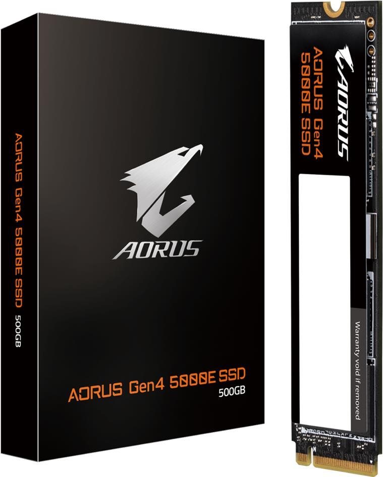 SSD meghajtó GIGABYTE AORUS Gen4 5000E SSD 500GB