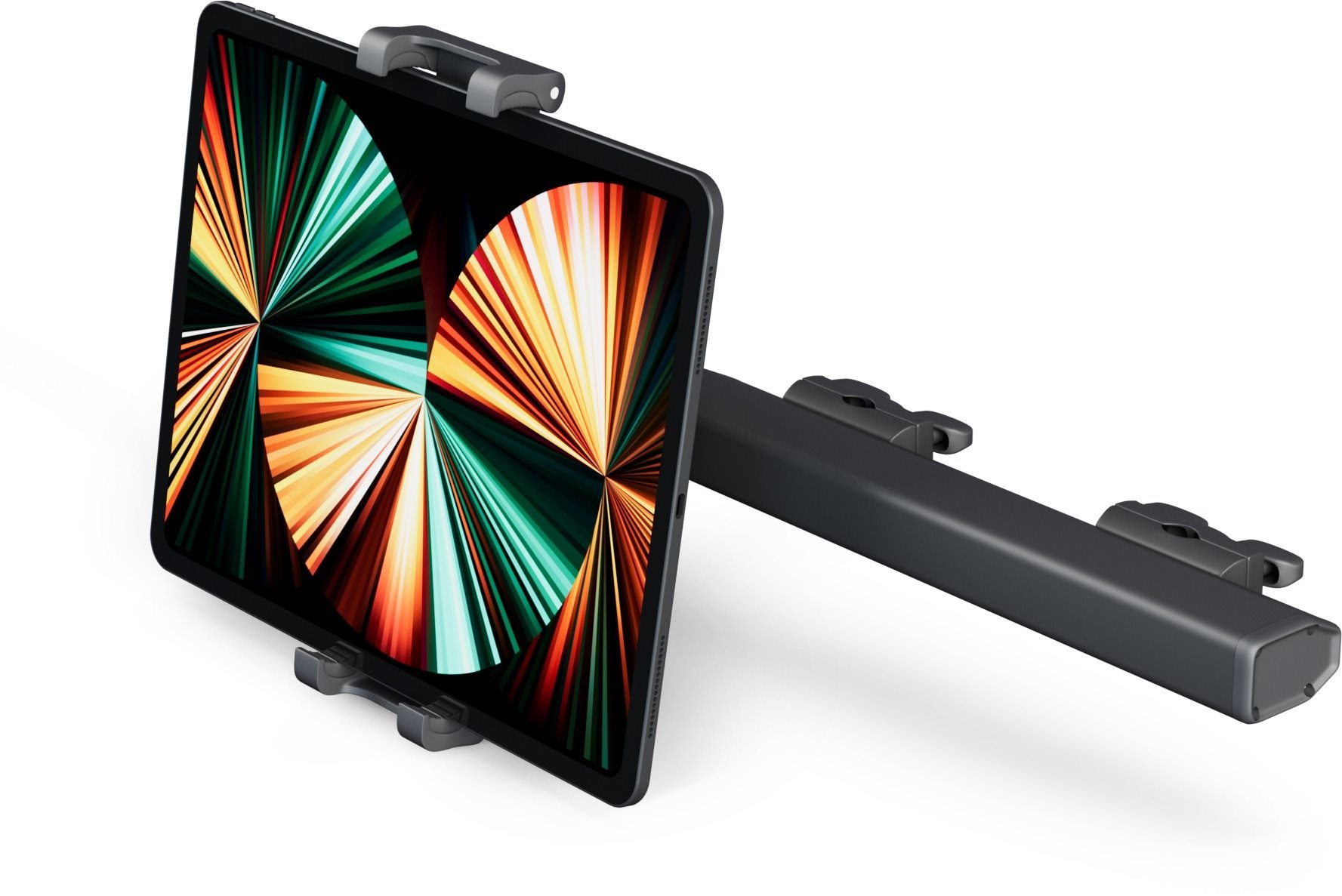 Tablet tartó Epico kihúzható autós tartó Apple iPhone és iPad készülékhez - fekete