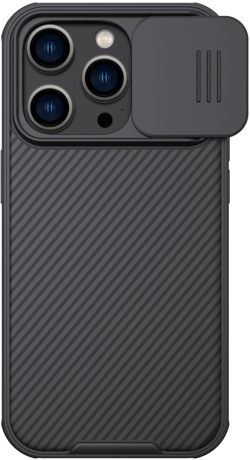 Telefon tok Nillkin CamShield PRO Magnetic Apple iPhone 14 Pro fekete hátlap tok
