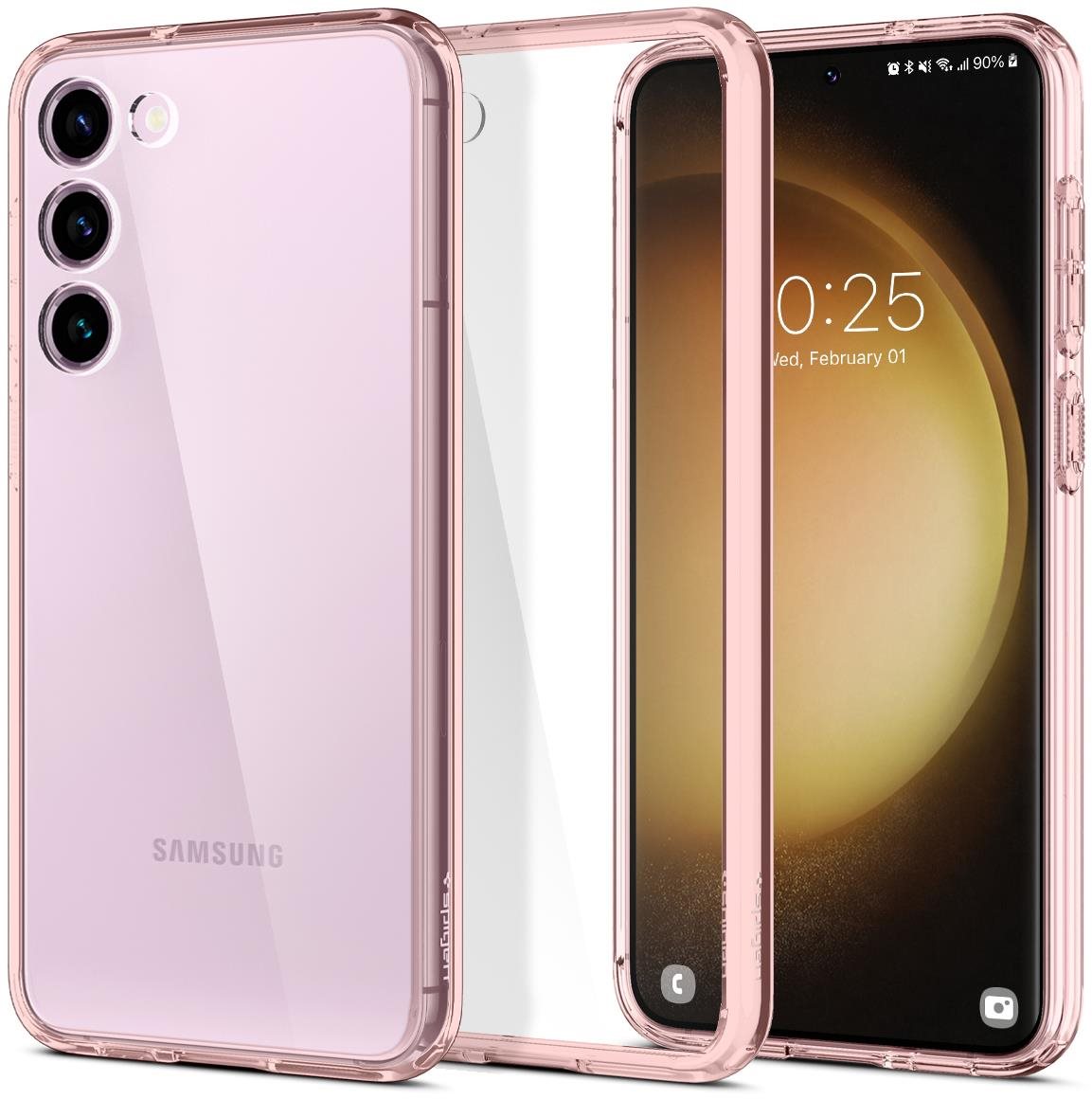 Telefon tok Spigen Ultra Hybrid Rose Crystal Samsung Galaxy S23 tok