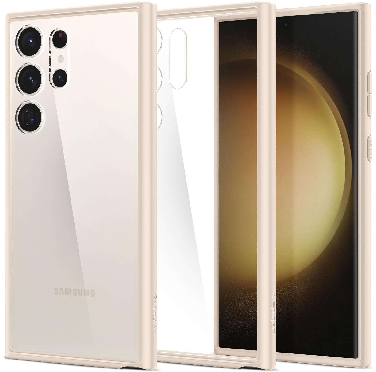 Telefon tok Spigen Ultra Hybrid Sand Beige Samsung Galaxy S23 Ultra tok