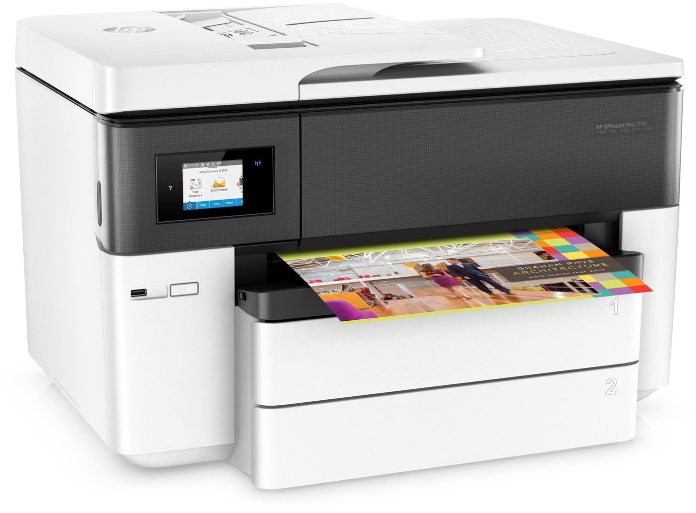 Tintasugaras nyomtató HP Officejet Pro 7740 All-in-One