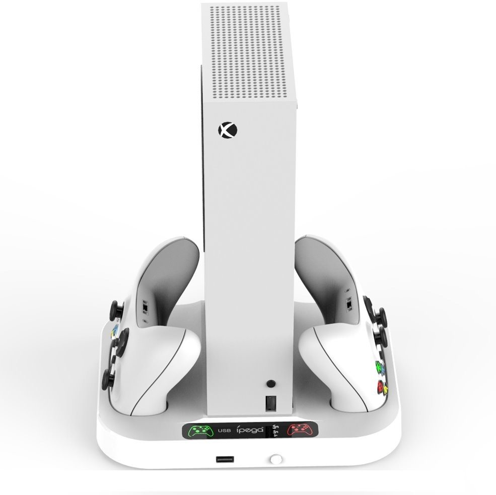 Töltőállomás iPega XBS012 Többfunkciós töltőállvány hűtéssel Xbox + 2 akkumulátorhoz