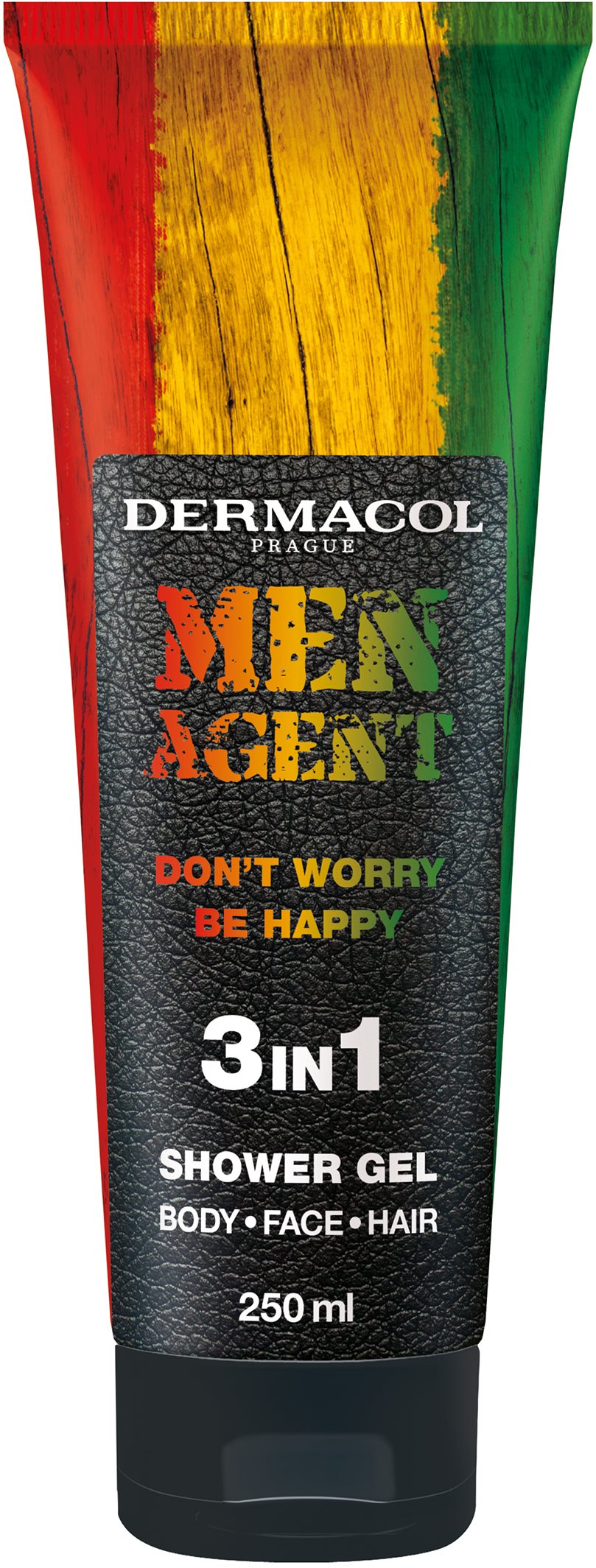 Tusfürdő DERMACOL Men Agent Don´t Worry Be Happy 3in1 Shower Gel 250 ml