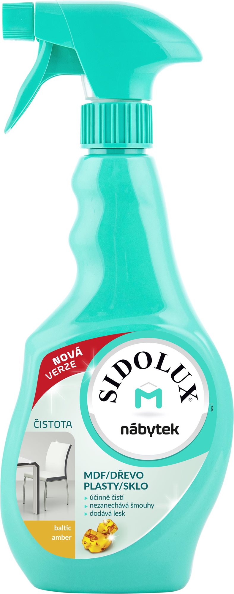 Bútortisztító SIDOLUX M Baltic Amber Por ellen spray 400 ml