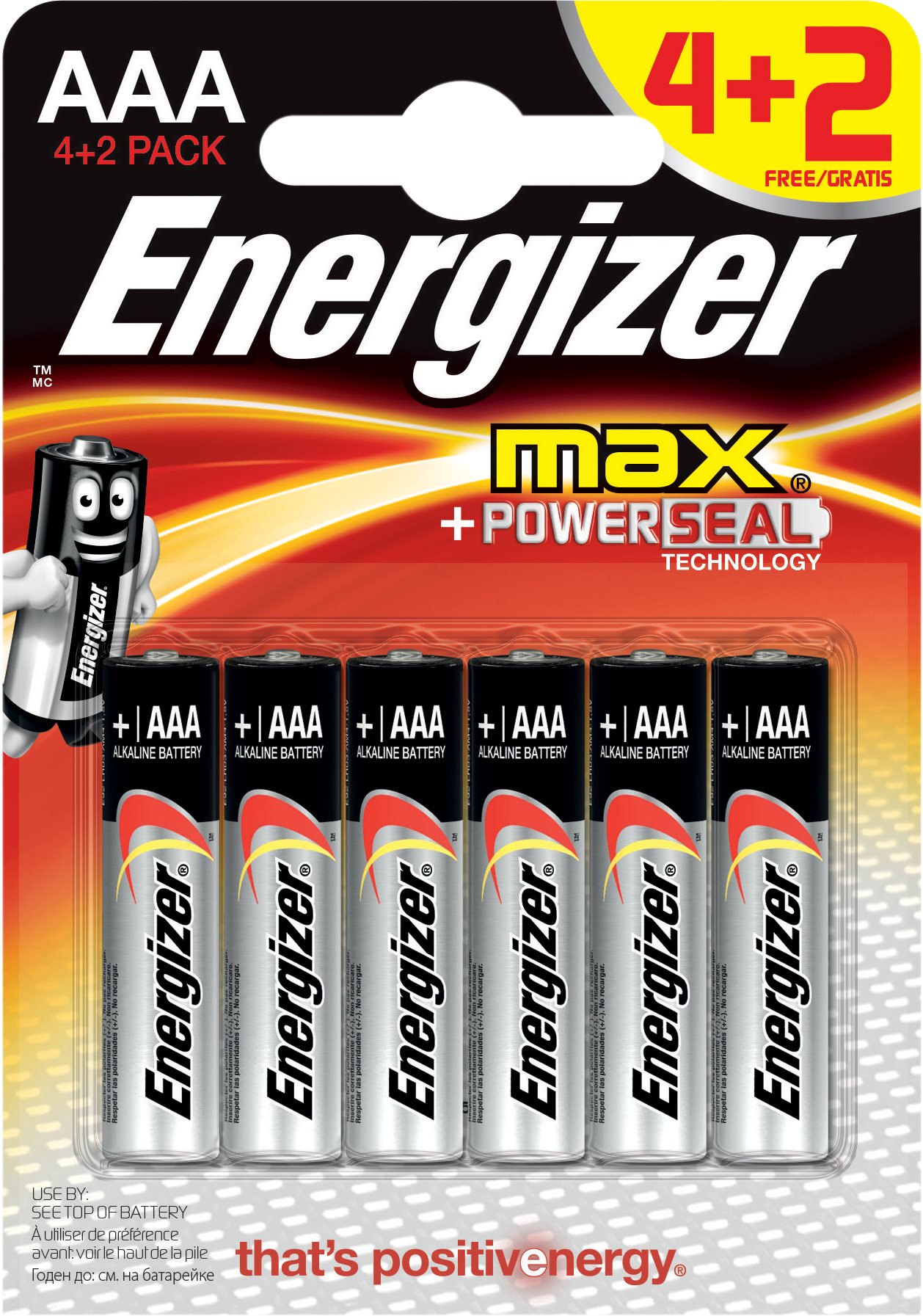 Eldobható elem Energizer AAA Max mikroceruza