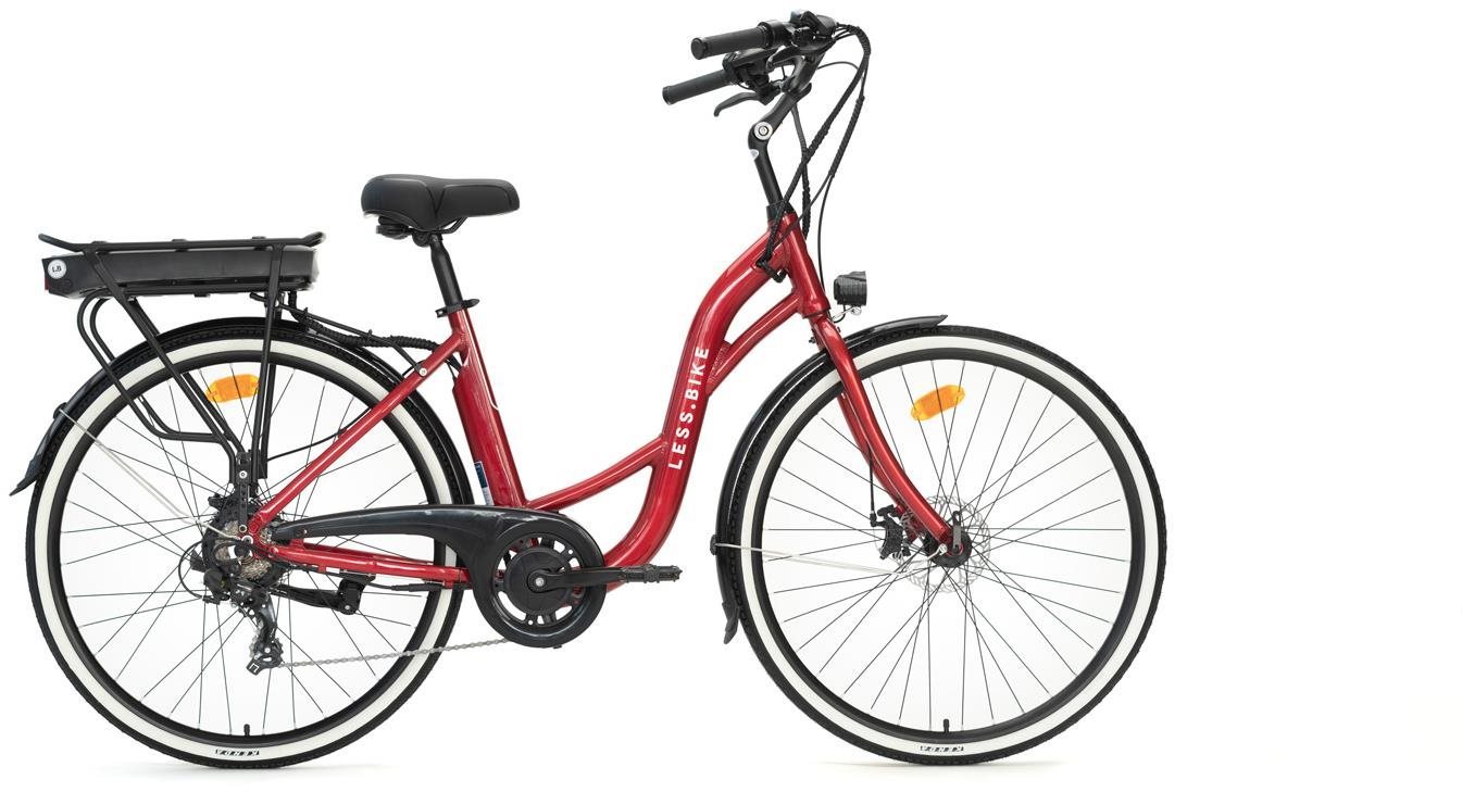 Elektromos kerékpár LESS.BIKE | Urban city LF 4.0 | 18'' | piros