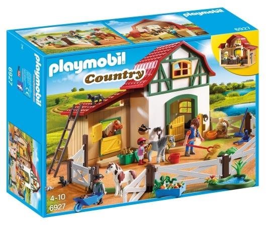 Építőjáték Playmobil 6927 Póniudvar