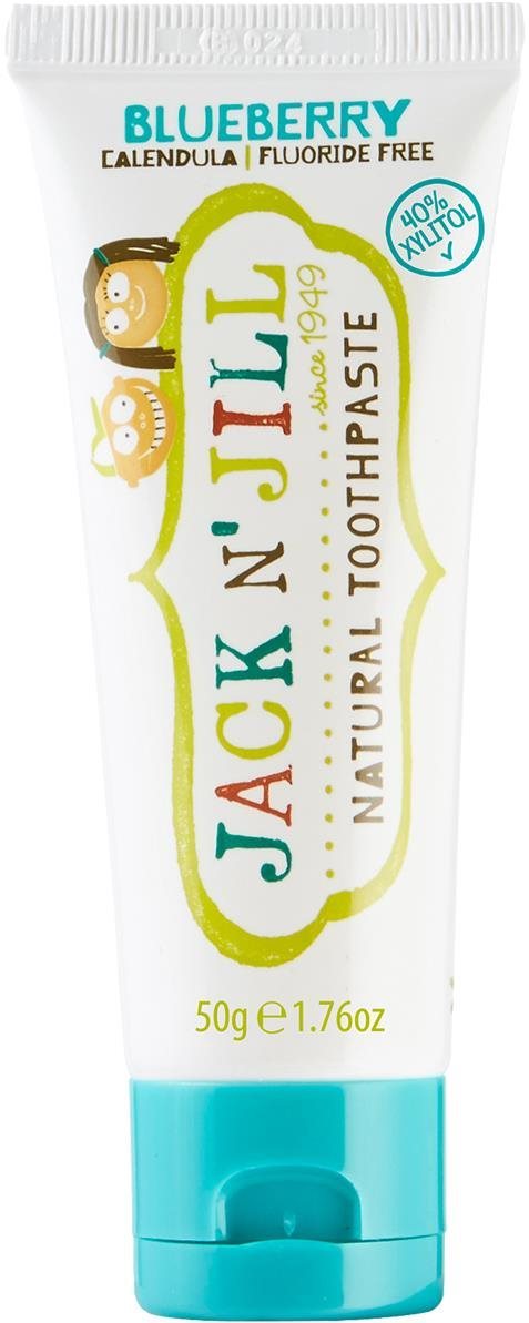Fogkrém Jack N' Jill Organic Természetes fogkrém FEKETE ÁFONYA 50 g