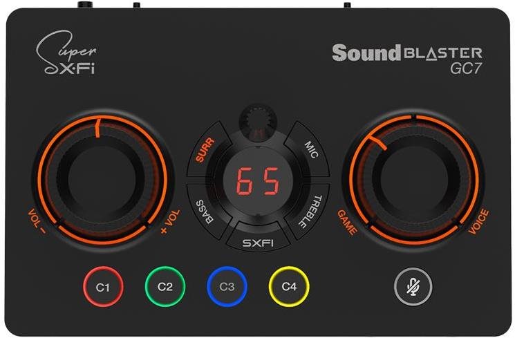 Fül-/fejhallgató erősítő Creative Sound Blaster GC7