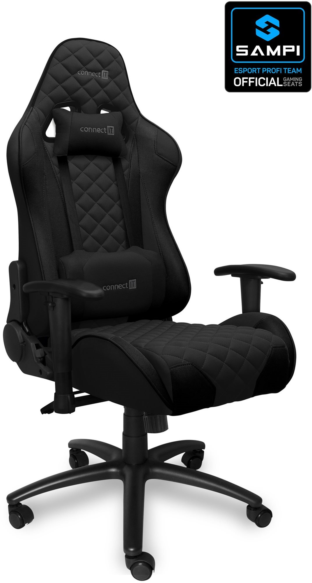 Gamer szék CONNECT IT Monaco Pro CGC-1200-BK