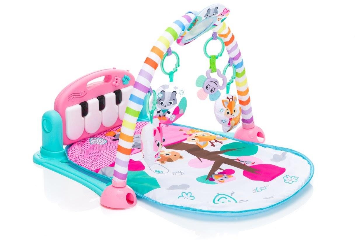 Játszószőnyeg FILLIKID Játszószőnyeg boltívvel Zongora rózsaszín