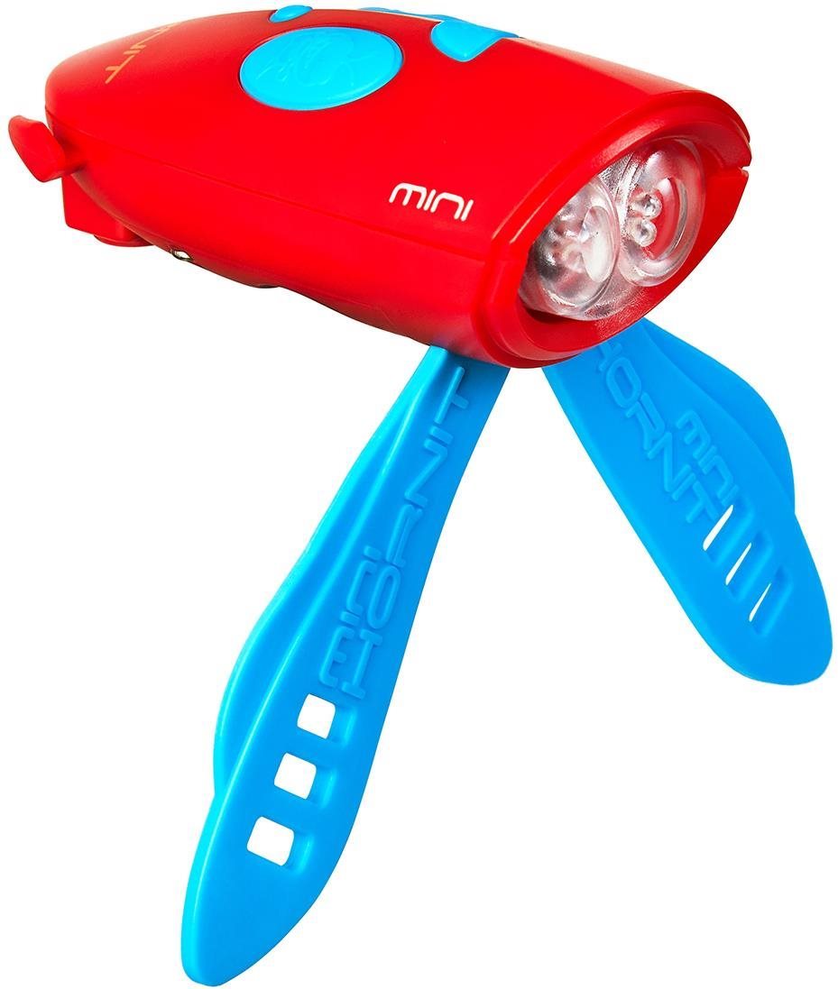 Kerékpár csengő Mini Hornit Mókás kürt piros lámpával