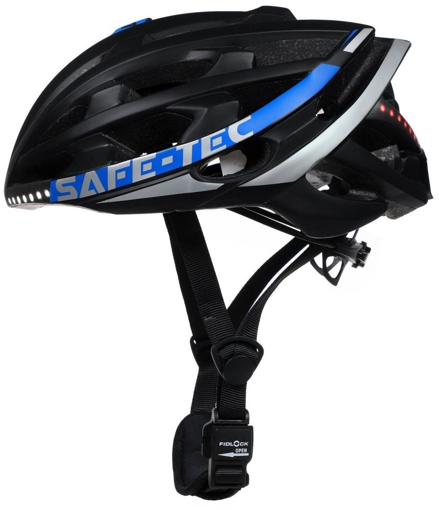 Kerékpáros sisak Varnet Safe-Tec TYR 2 Black-Blue