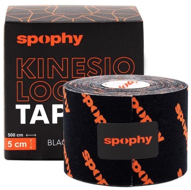 Kineziológiai tapasz Spophy Kinesiology Tape Black