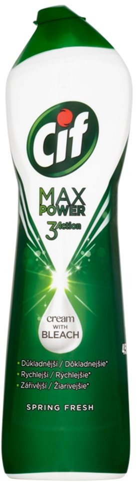 Konyhai tisztítószer CIF MaxPower Spring Fresh Cream 450 ml