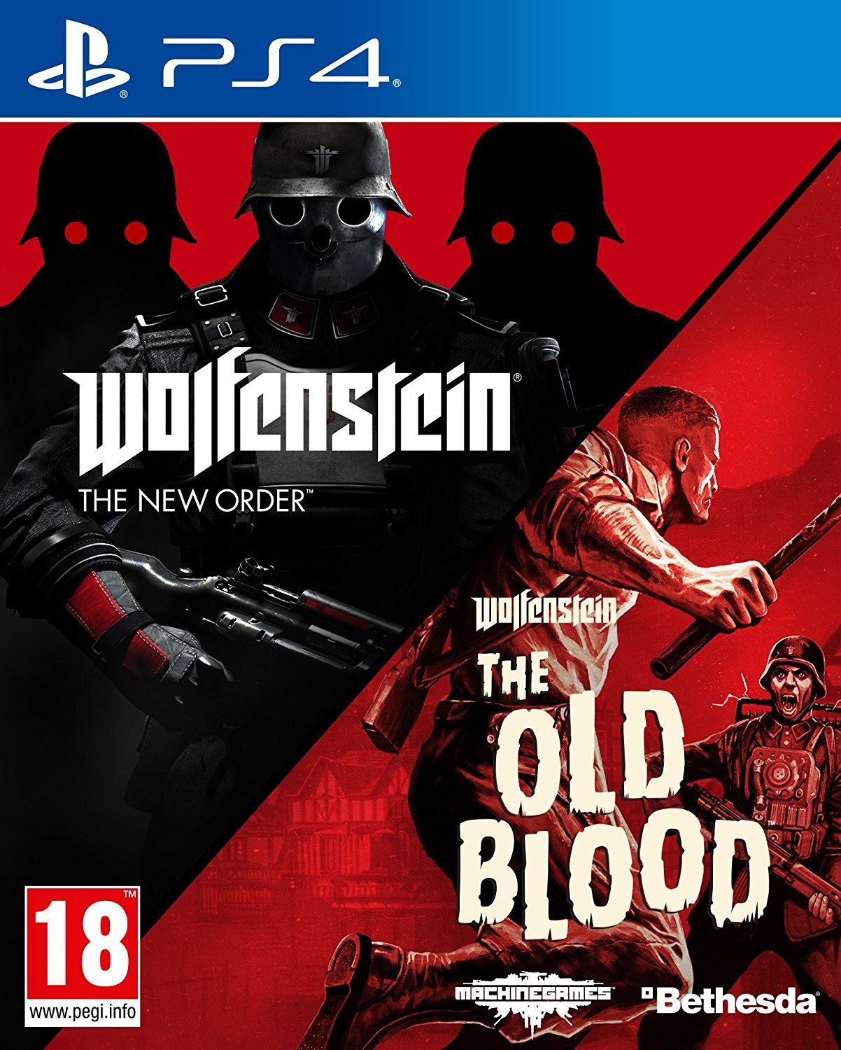 Konzol játék Wolfenstein: The New Order + The Old Blood - PS4