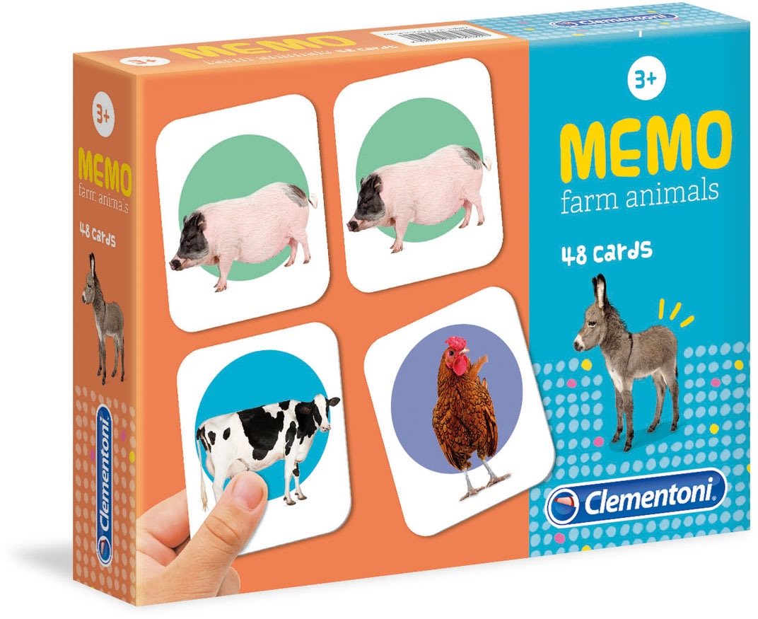Memóriajáték Memo rejtvények mezőgazdasági állatok