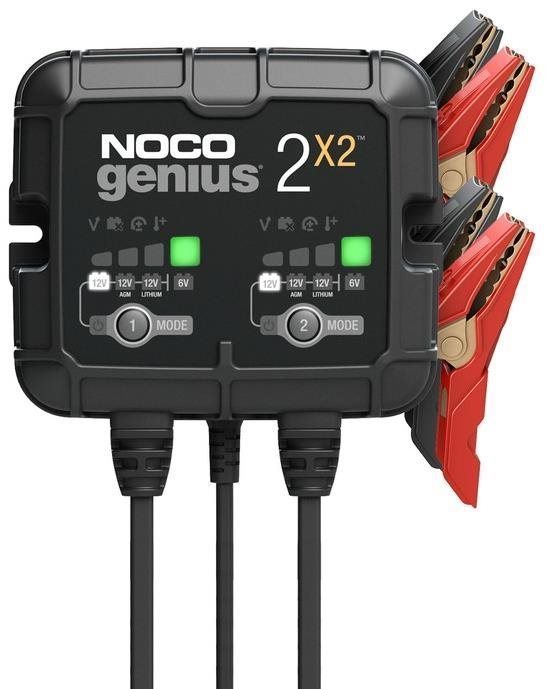 Nabíječka autobaterií NOCO nabíječka pro nabíjení 2 baterií 2x2