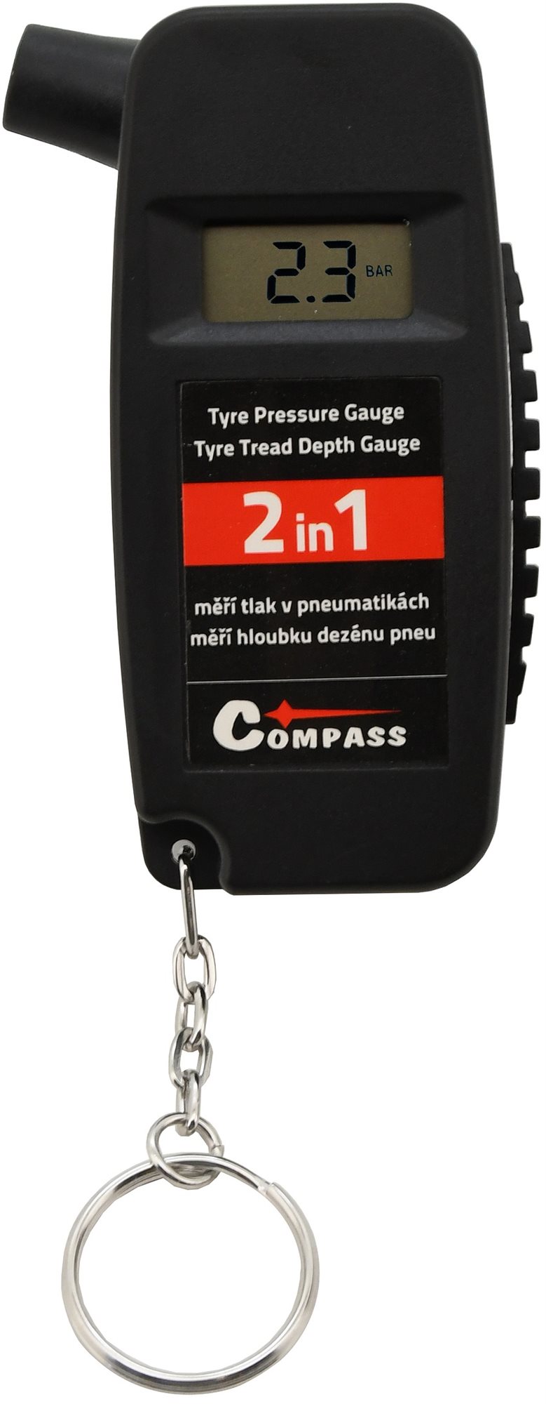 Nyomásmérő COMPASS Keréknyomás mérő 2 az 1-ben