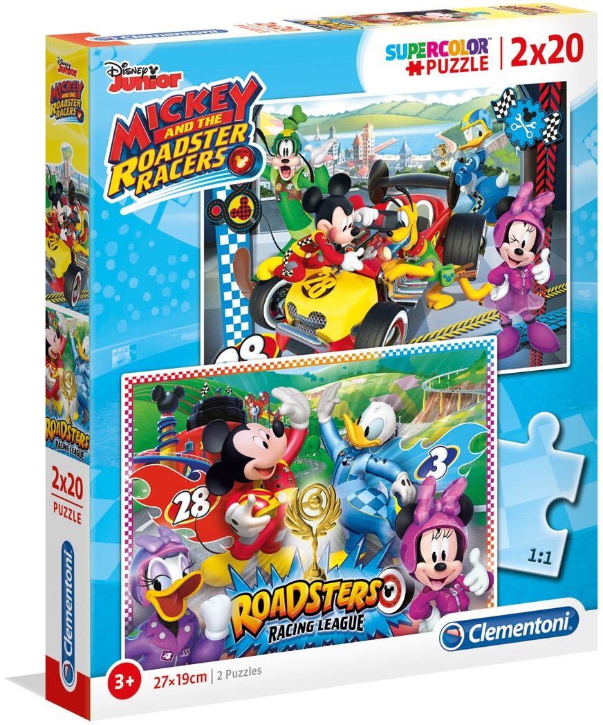 Puzzle Puzzle 2x20 mickey és roadster versenyzők