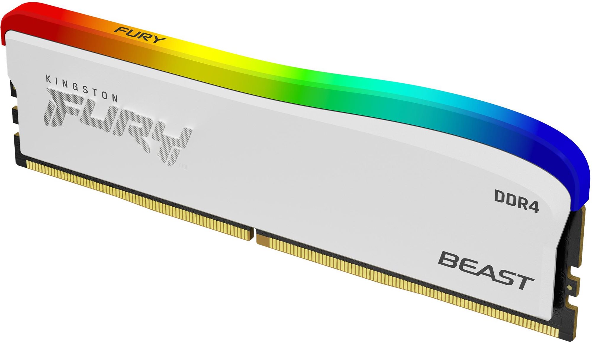 RAM memória Kingston FURY 8GB DDR4 3600MHz CL17 Beast RGB Special Edition Fehér