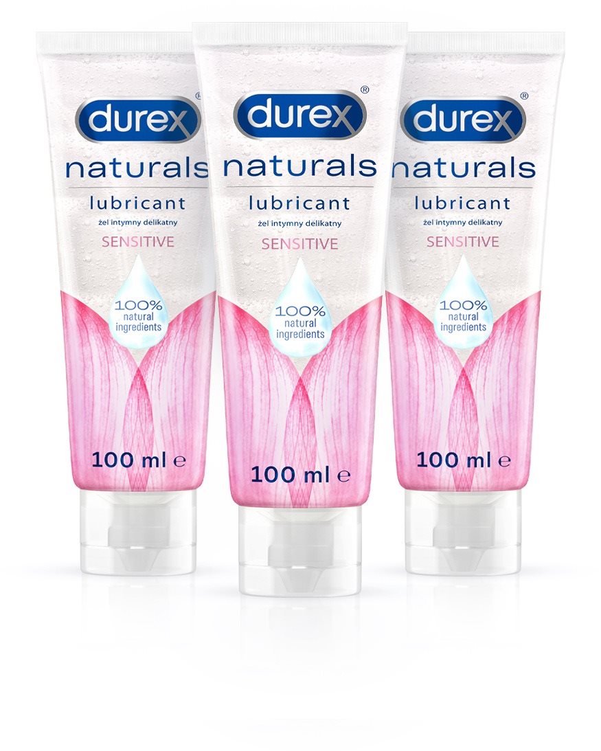 Síkosító DUREX Naturals Sensitive 3× 100 ml