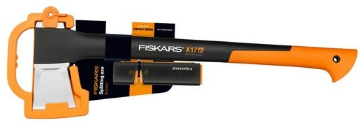 Szerszámkészlet Fiskars X17 hasító fejsze és Xsharp élező