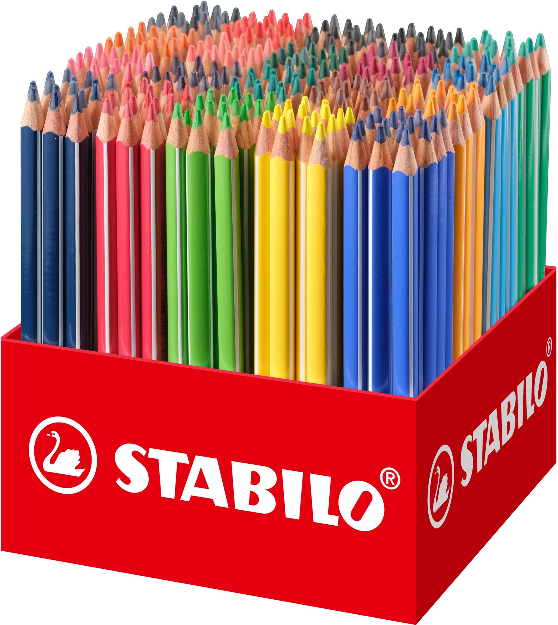 Színes ceruza STABILO Trio vastag - 300 db-os kiszerelés - 20 különböző szín