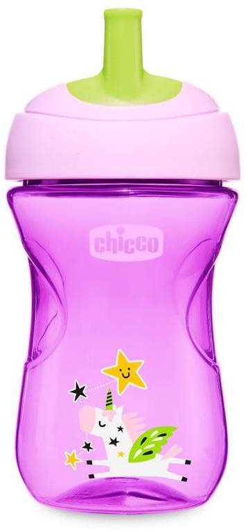 Tanulópohár Chicco Advanced pohár szívószállal 266 ml
