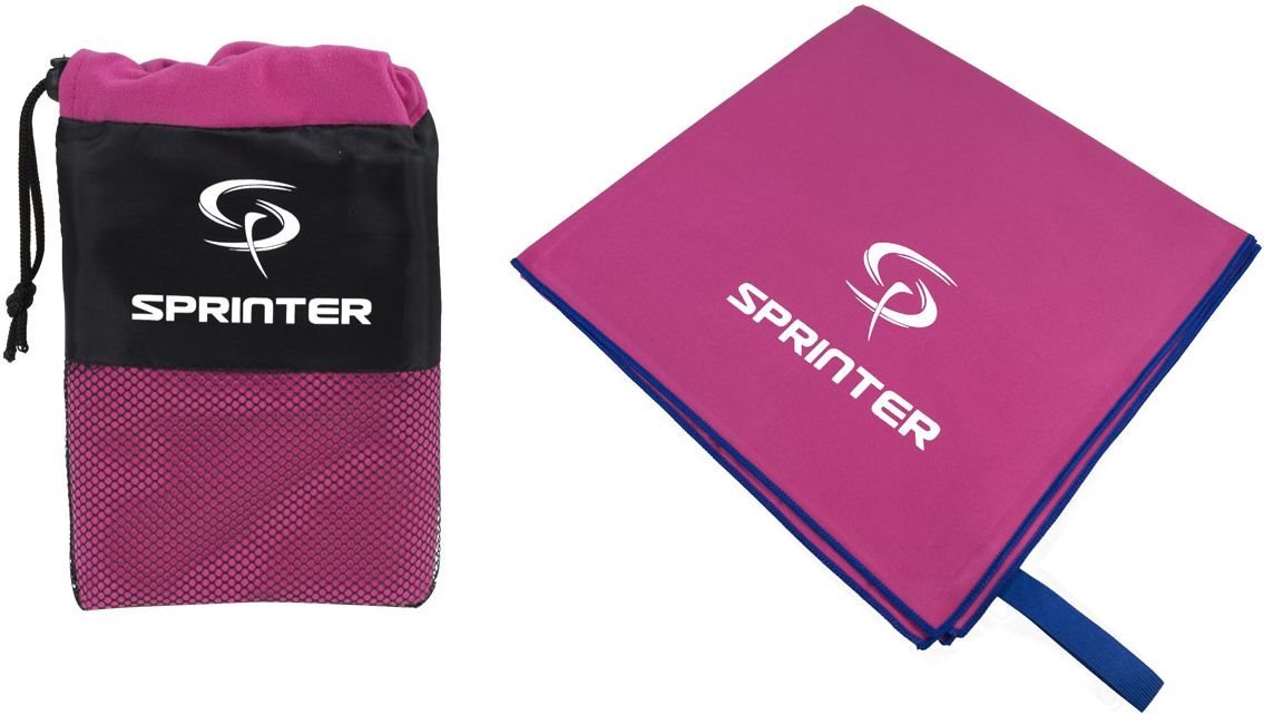 Törölköző Sprinter - mikroszálas törölköző 100 × 160 cm - rózsaszín
