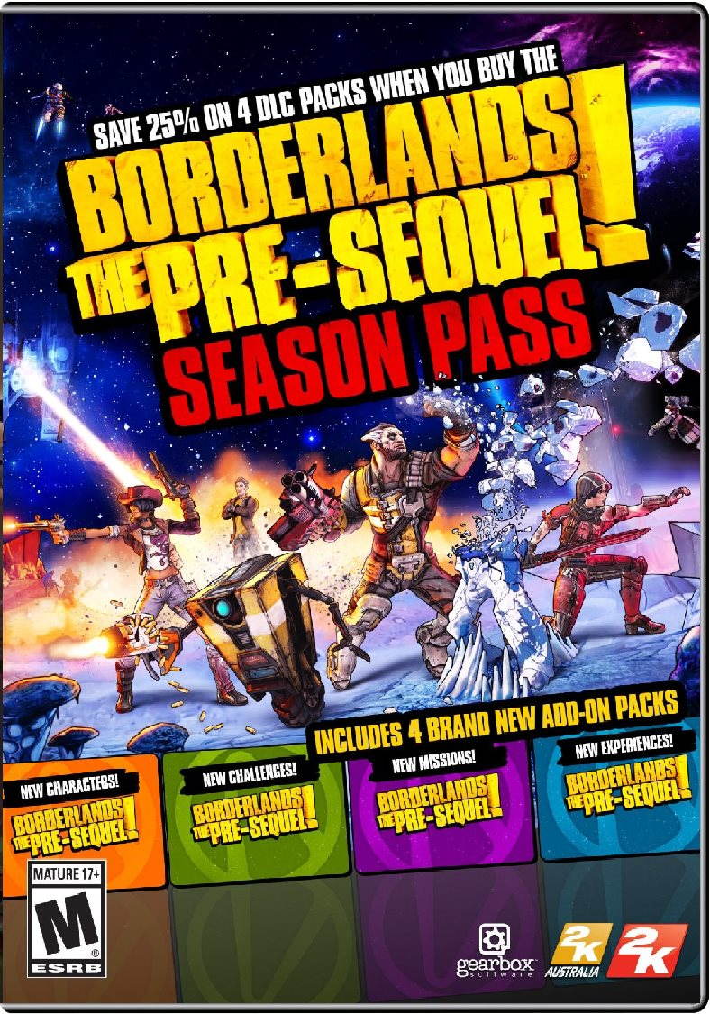 Videójáték kiegészítő Borderlands The Pre-Sequel Season Pass