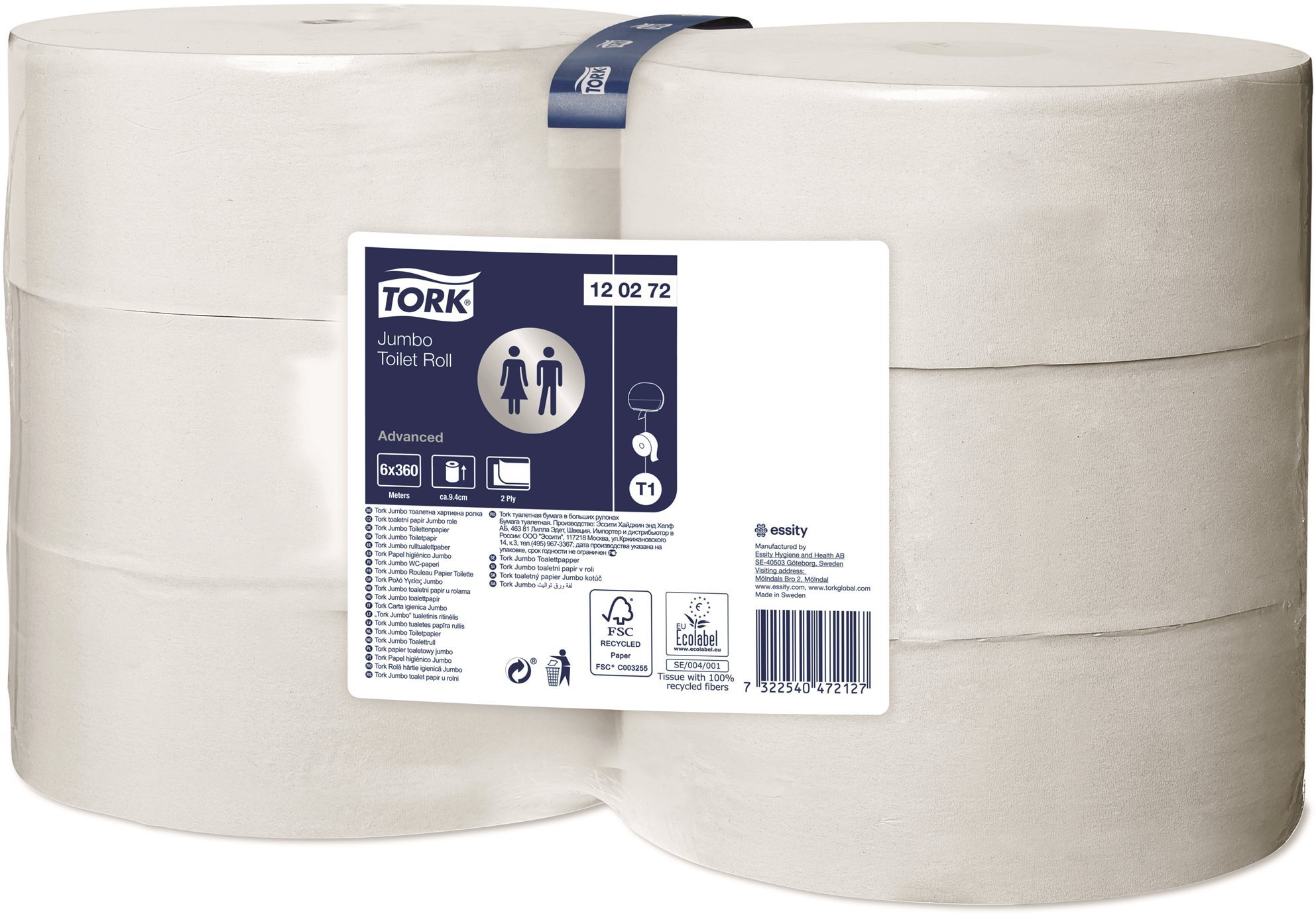WC papír TORK Advanced Maxi Jumbo T1
