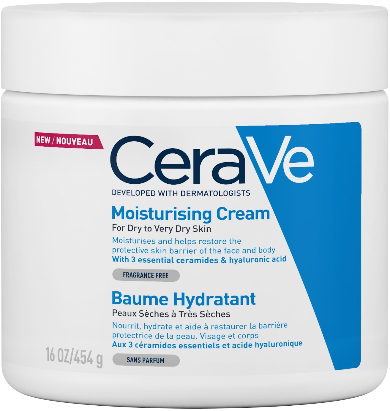 Arckrém CERAVE Moisturising Cream 454 g
