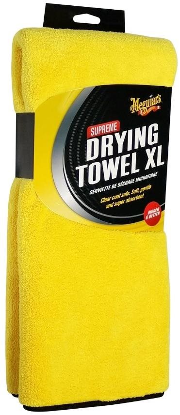 Autó törölköző Meguiar's Supreme Drying Towel XL - extra vastag és nedvszívó mikroszálas szárító törülköző