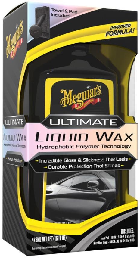 Autó wax Meguiar's Ultimate Liquid Wax szintetikus polimereken alapuló folyékony viasz