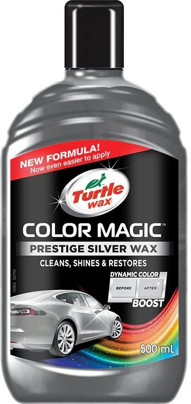 Autó wax Turtle Wax Színes viasz - ezüst 500 ml