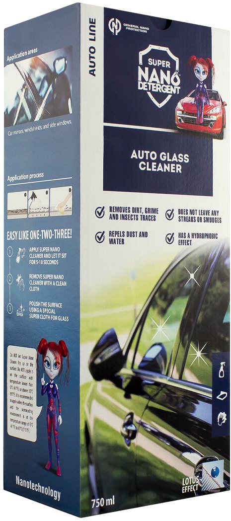 Autóápolási készlet NANO GNP Glass & Mirrors Cleaner