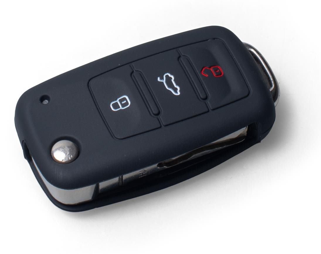 Autókulcs védőtok Védő szilikon kulcstartó tok VW/Seat/Skoda kulcshoz