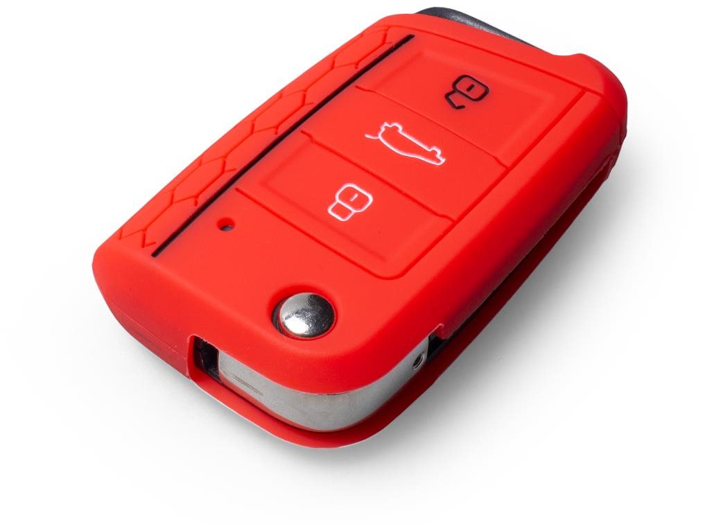 Autókulcs védőtok Védő szilikon kulcstartó tok VW/Seat/Skoda újabb generációhoz