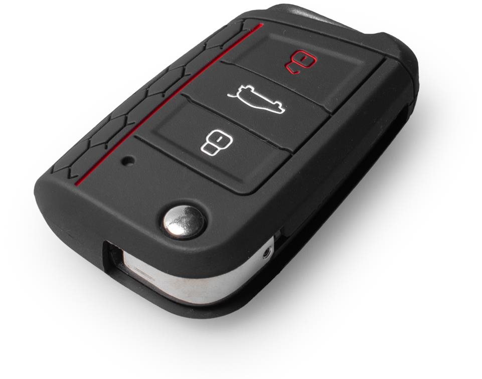 Autókulcs védőtok Védő szilikon kulcstartó tok VW/Seat/Skoda újabb generációhoz