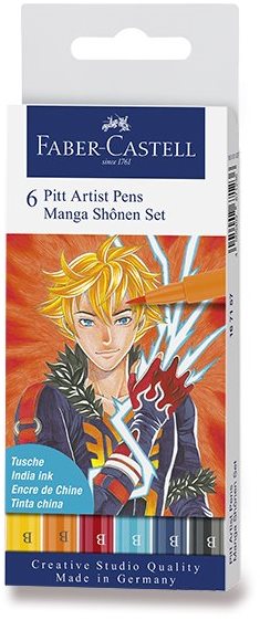 Dekormarker Faber-Castell Pitt Artist Pen Manga Shonen markerek